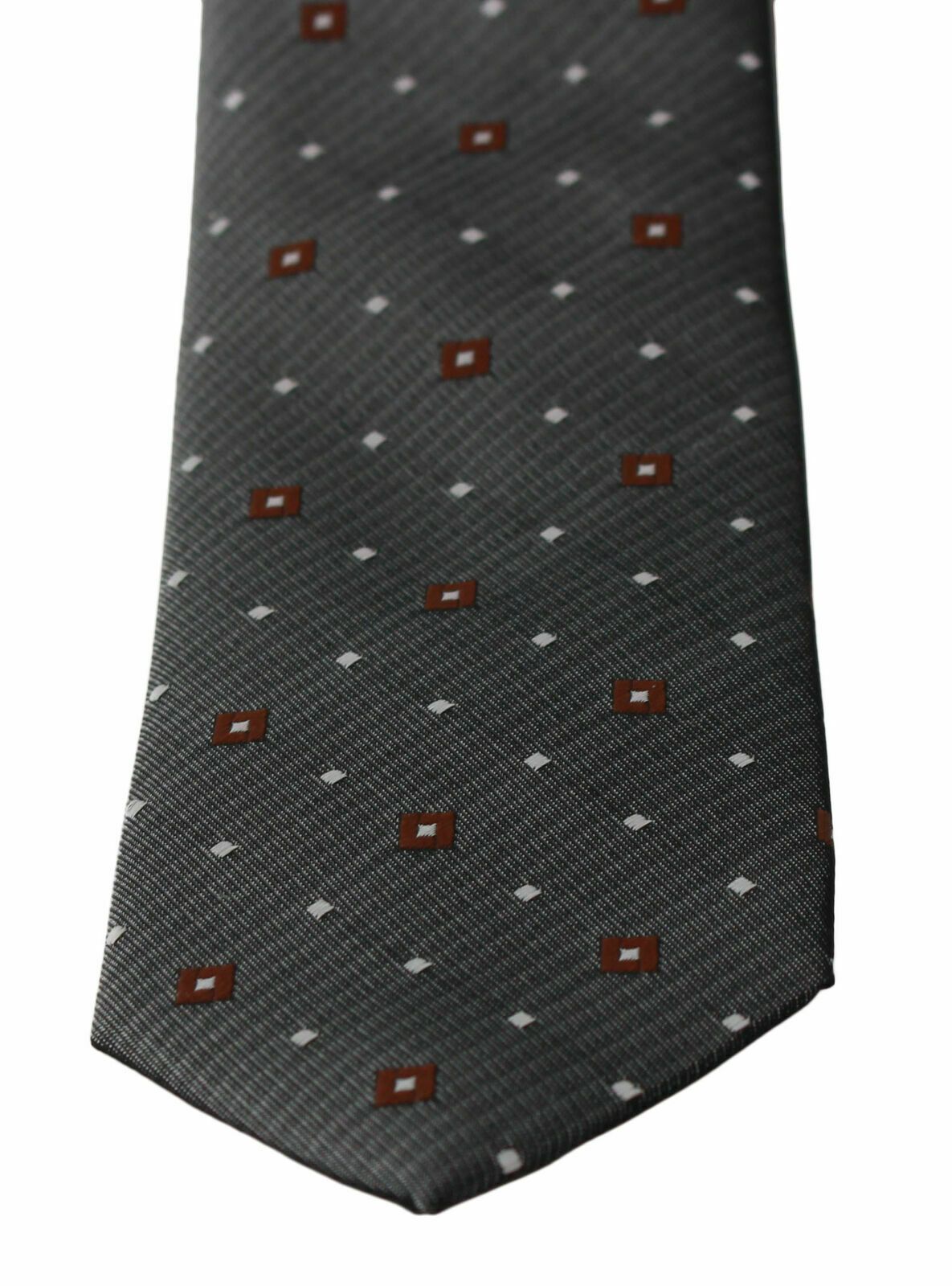 Cravate classique grise à motifs pour homme Dolce &amp; Gabbana