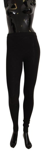 Collants en cachemire gris Dolce &amp; Gabbana