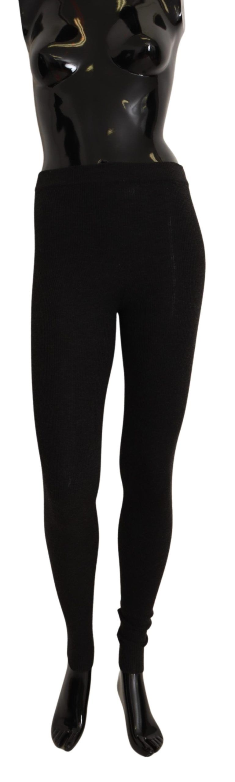 Collants en cachemire gris Dolce &amp; Gabbana