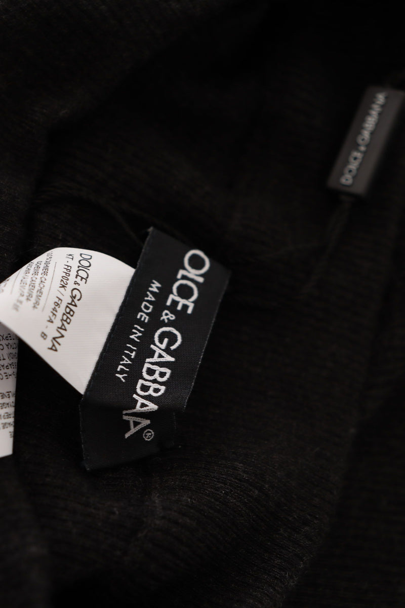Collants en cachemire gris Dolce &amp; Gabbana
