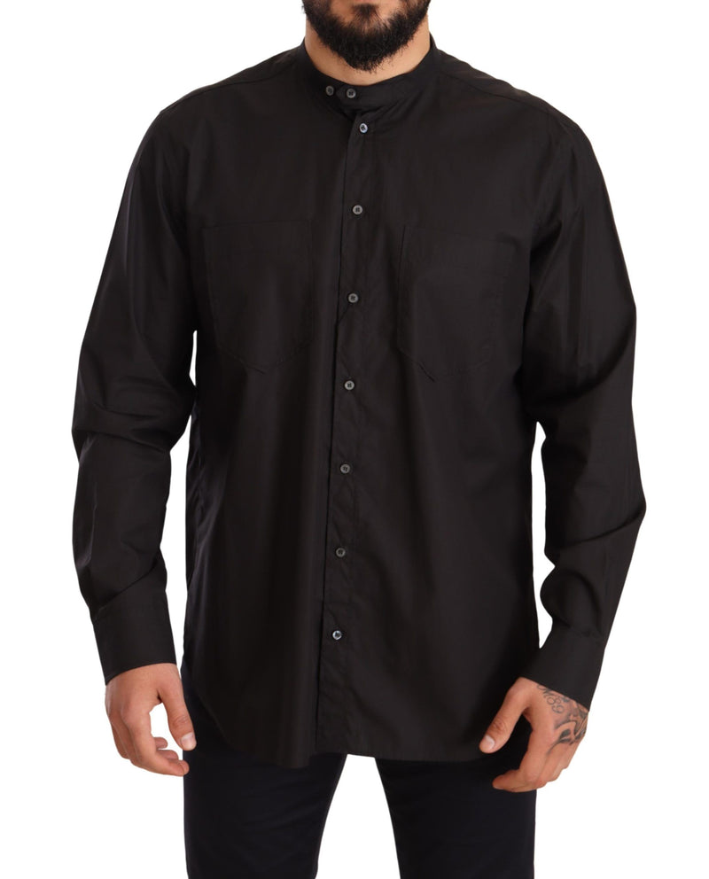 Dolce &amp; Gabbana Zwarte Formele Hemd van 100% Katoen