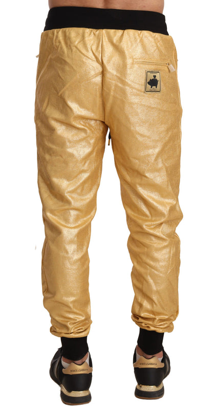Pantalon en coton Dolce & Gabbana, édition spéciale "Porc d'or de l'année"