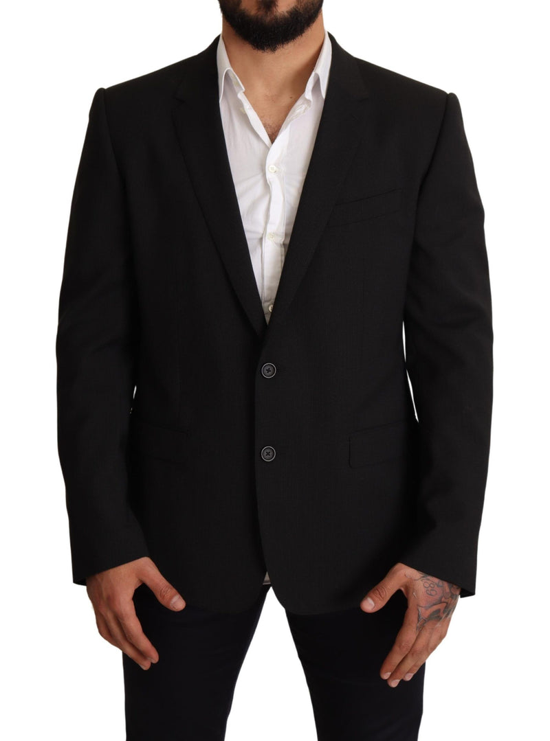 Dolce &amp; Gabbana Zwarte gestreepte MARTINI jas/blazer