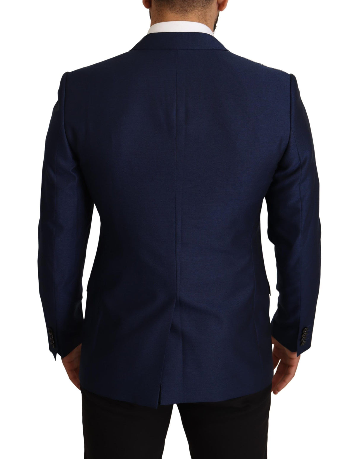 Dolce &amp; Gabbana Blazer MARTINI, veste slim bleu marine.