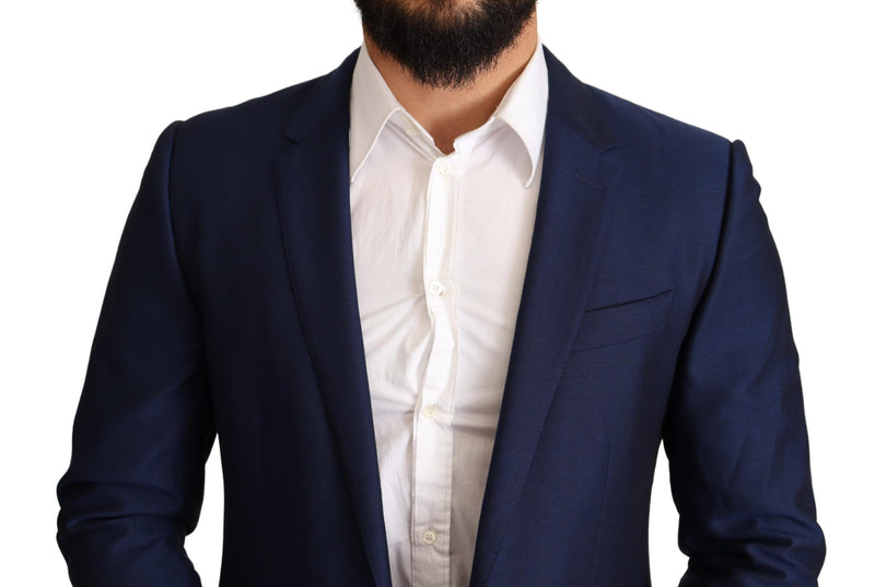Dolce &amp; Gabbana donkerblauwe, slim fit jas MARTINI Blazer