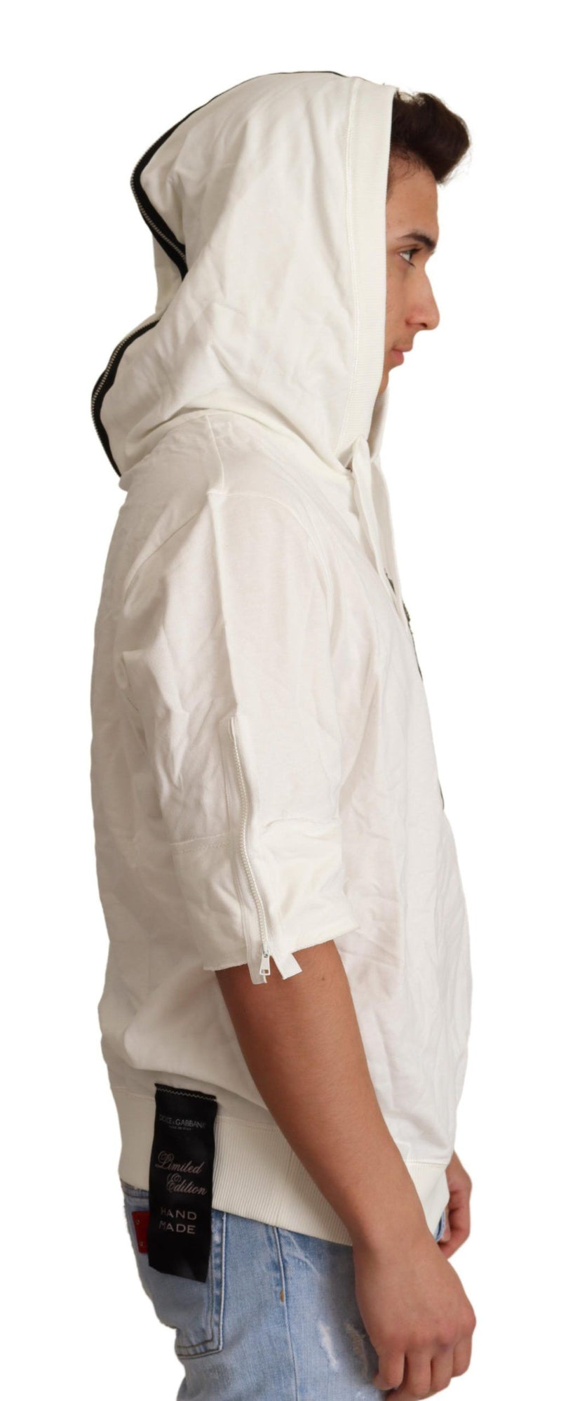 Dolce &amp; Gabbana Witte Limited Edition Trui met Capuchon