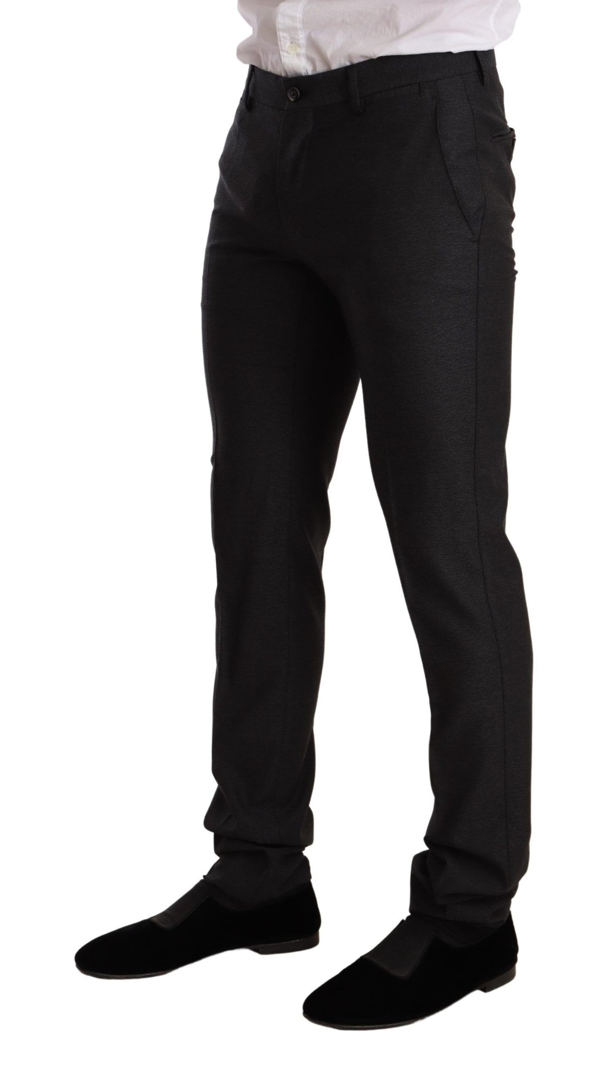 Costume-pantalon MARTINI en laine grise, coupe slim, Dolce &amp; Gabbana