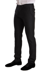 Costume-pantalon MARTINI en laine grise, coupe slim, Dolce &amp; Gabbana