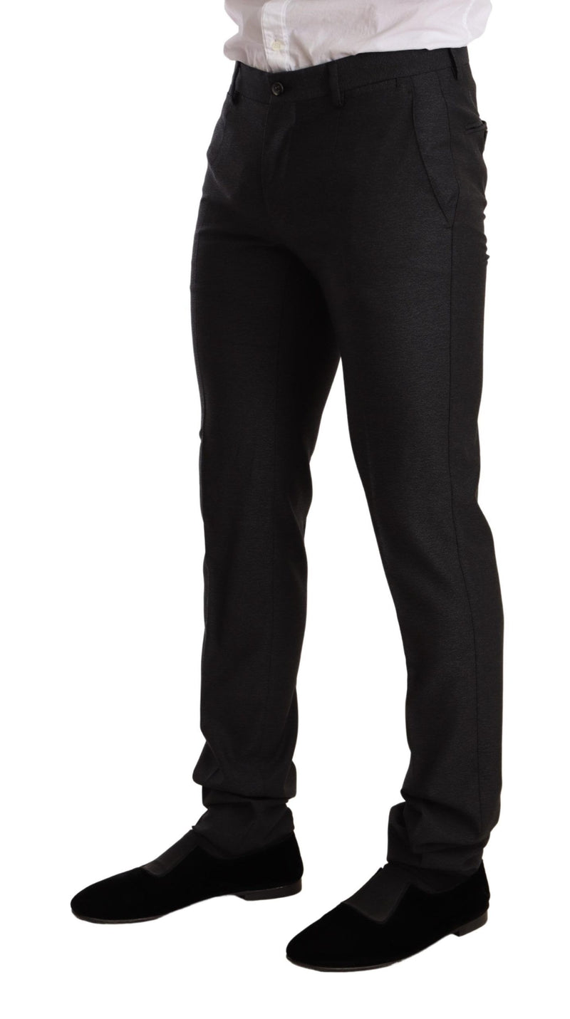Costume-pantalon MARTINI en laine grise, coupe slim, Dolce &amp; Gabbana
