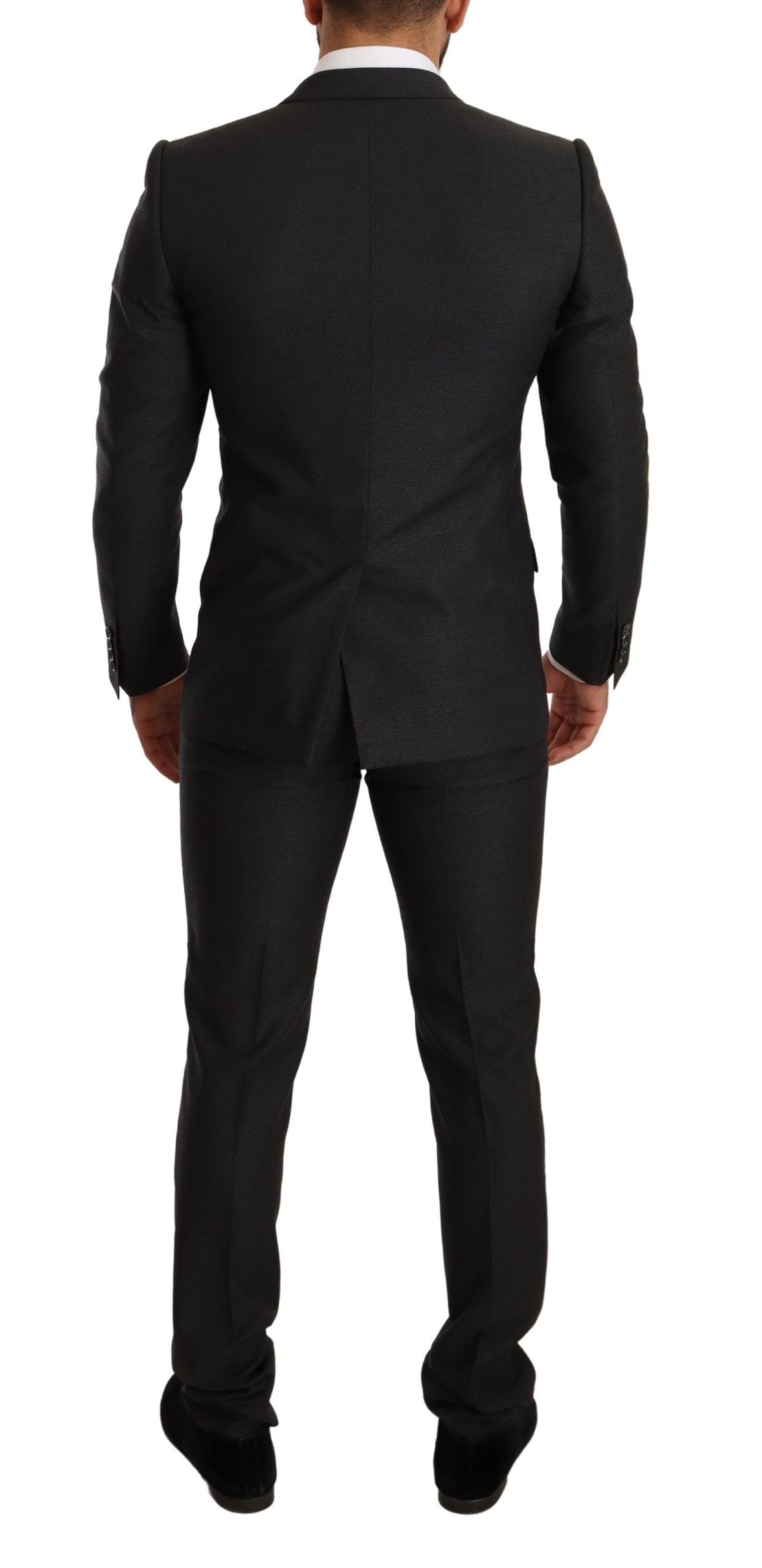 Costume-pantalon MARTINI en laine grise, coupe slim, Dolce & Gabbana