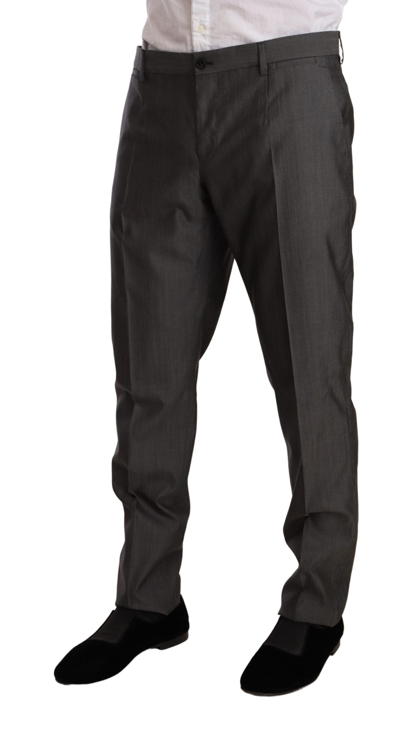 Costume-pantalon slim MARTINI gris métallisé de Dolce & Gabbana