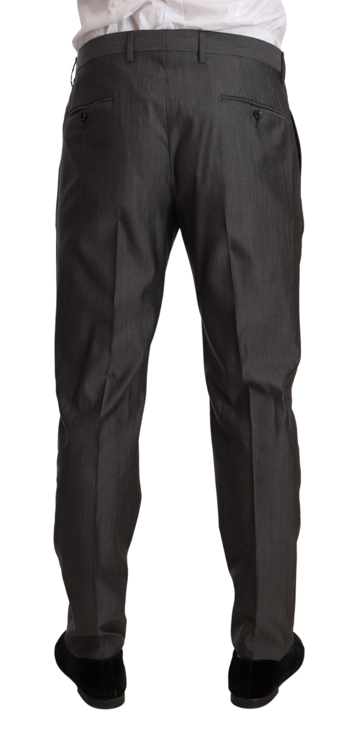 Costume-pantalon slim MARTINI gris métallisé de Dolce & Gabbana