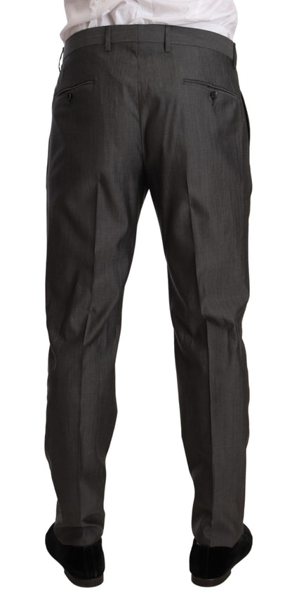 Costume-pantalon slim MARTINI gris métallisé de Dolce & Gabbana