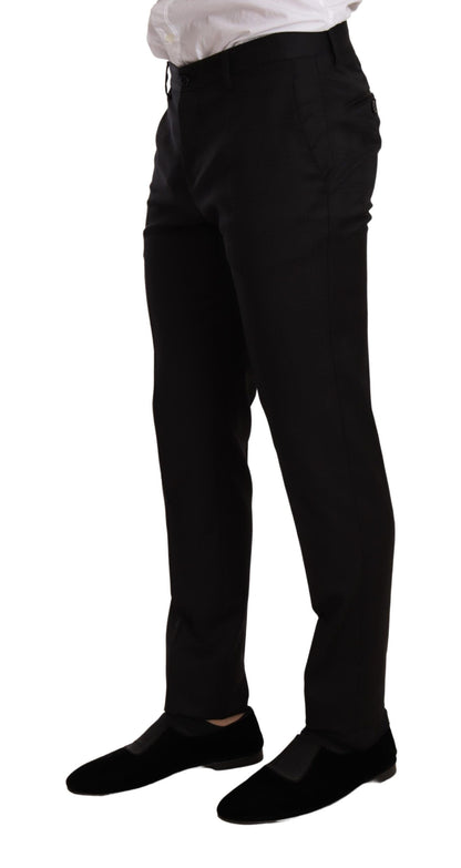 Costume 2 pièces MARTINI SLIM FIT à carreaux noirs de Dolce & Gabbana