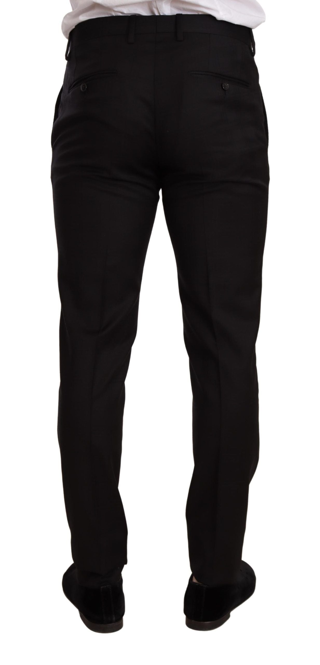 Costume 2 pièces MARTINI SLIM FIT à carreaux noirs de Dolce & Gabbana
