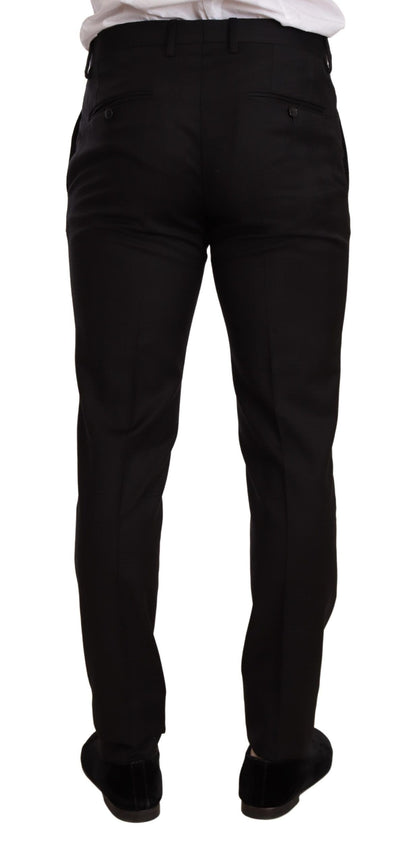 Costume 2 pièces MARTINI SLIM FIT à carreaux noirs de Dolce & Gabbana