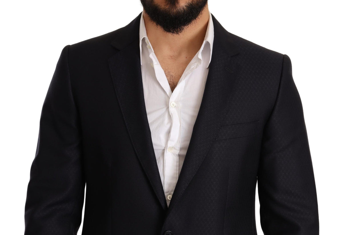 Costume 2 pièces MARTINI SLIM FIT bleu à motifs de Dolce &amp; Gabbana