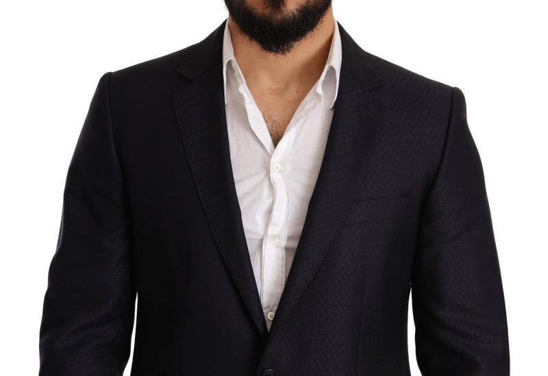 Costume 2 pièces MARTINI SLIM FIT bleu à motifs de Dolce &amp; Gabbana