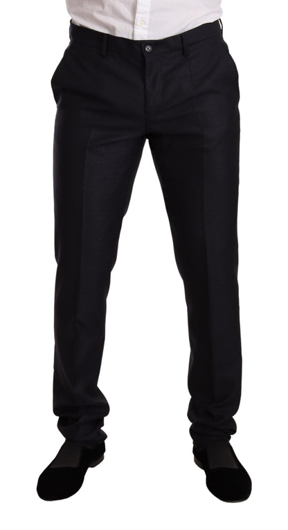Costume 2 pièces MARTINI SLIM FIT bleu à motifs de Dolce & Gabbana