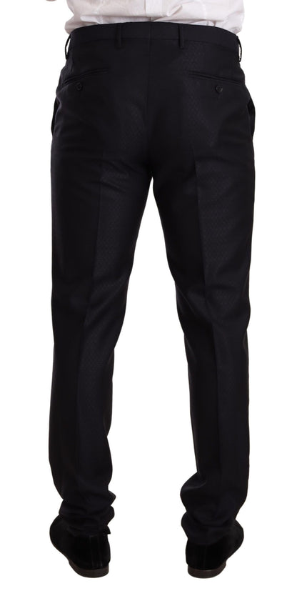 Costume 2 pièces MARTINI SLIM FIT bleu à motifs de Dolce & Gabbana