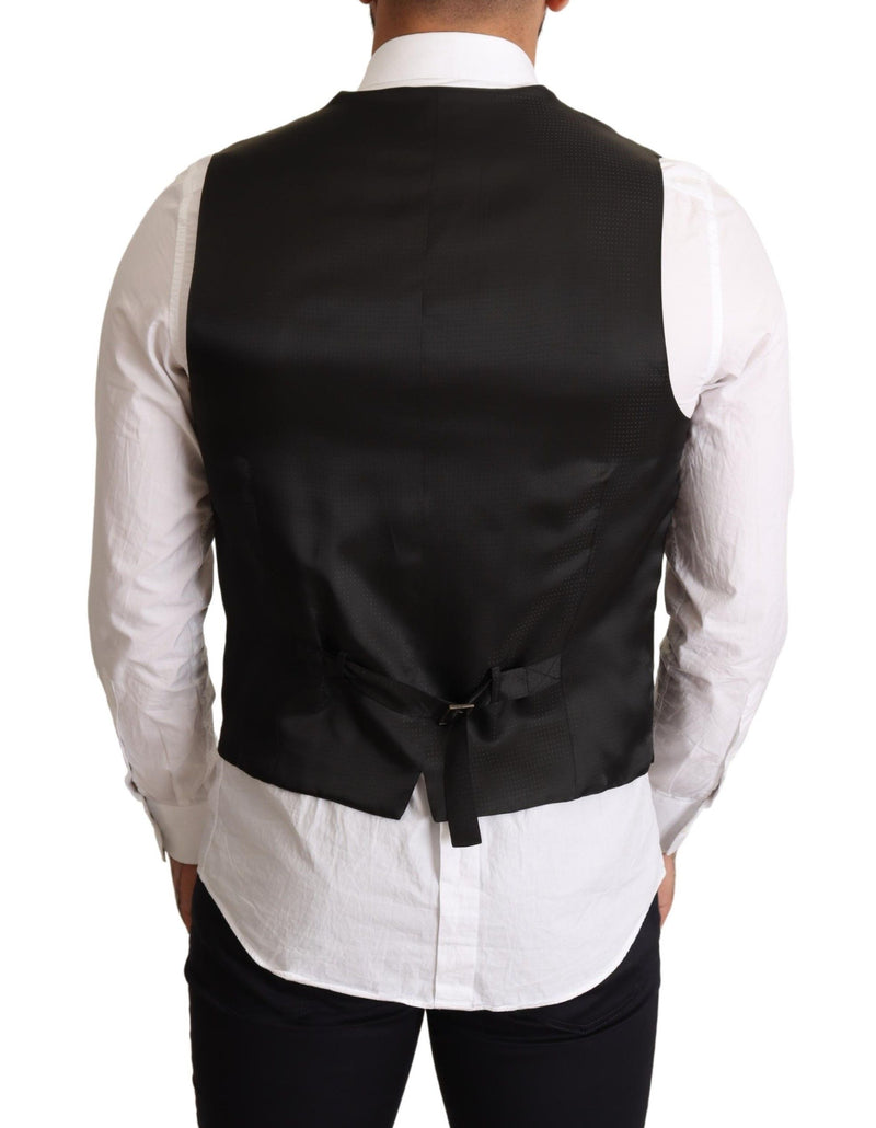 Gilet formel noir en laine de Dolce &amp; Gabbana
