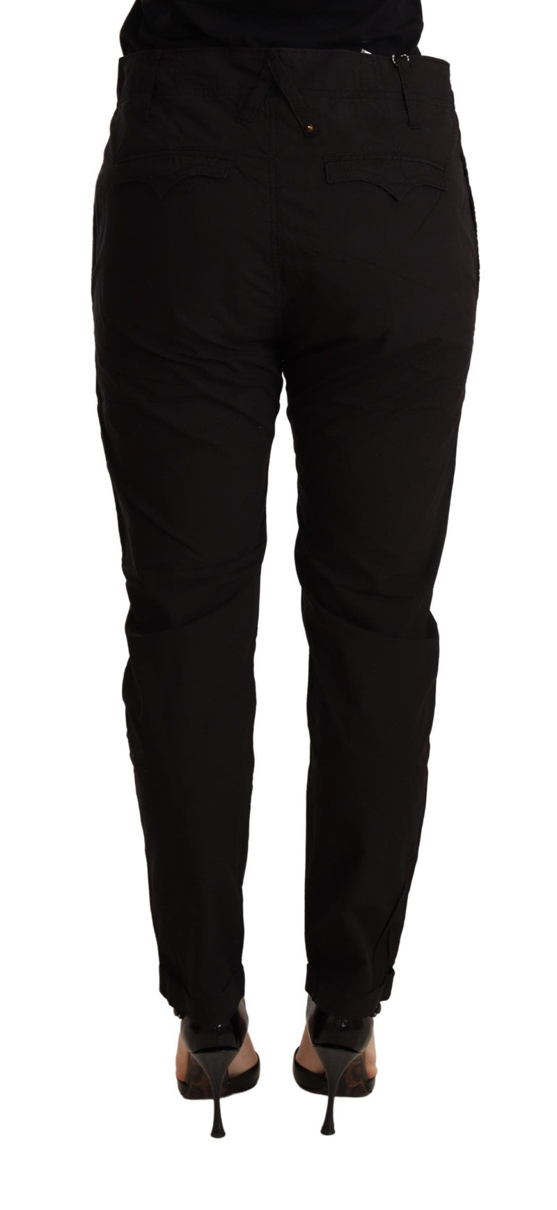 CYCLE Pantalon skinny ample taille mi-hauteur noir