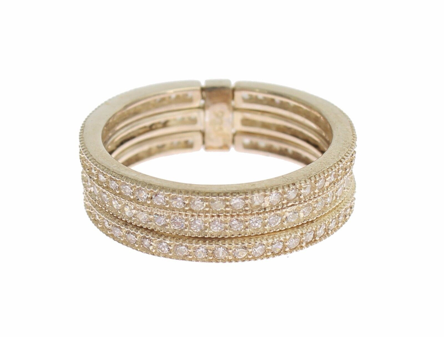 Nialaya Zilveren Damesring met Heldere CZ 925 Sterling