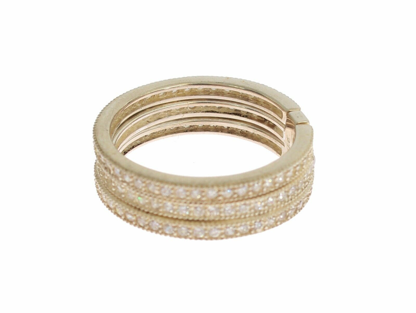 Nialaya Zilveren Damesring met Heldere CZ 925 Sterling