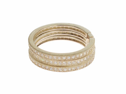 Nialaya Zilveren Damesring met Heldere CZ 925 Sterling