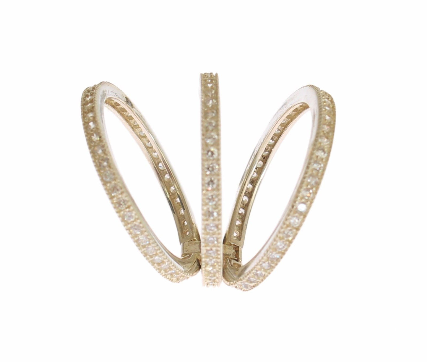 Nialaya Zilveren Damesring met Heldere CZ 925 Sterling