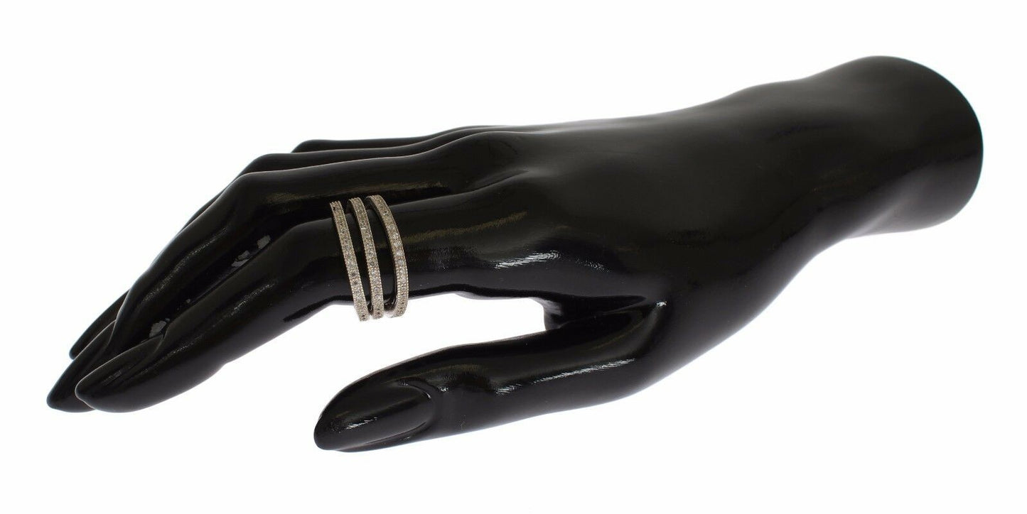 Nialaya Zilveren Damesring met Heldere CZ 925 Sterling