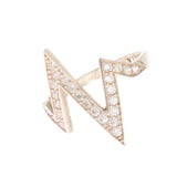 Bague transparente authentique en argent Nialaya pour femme