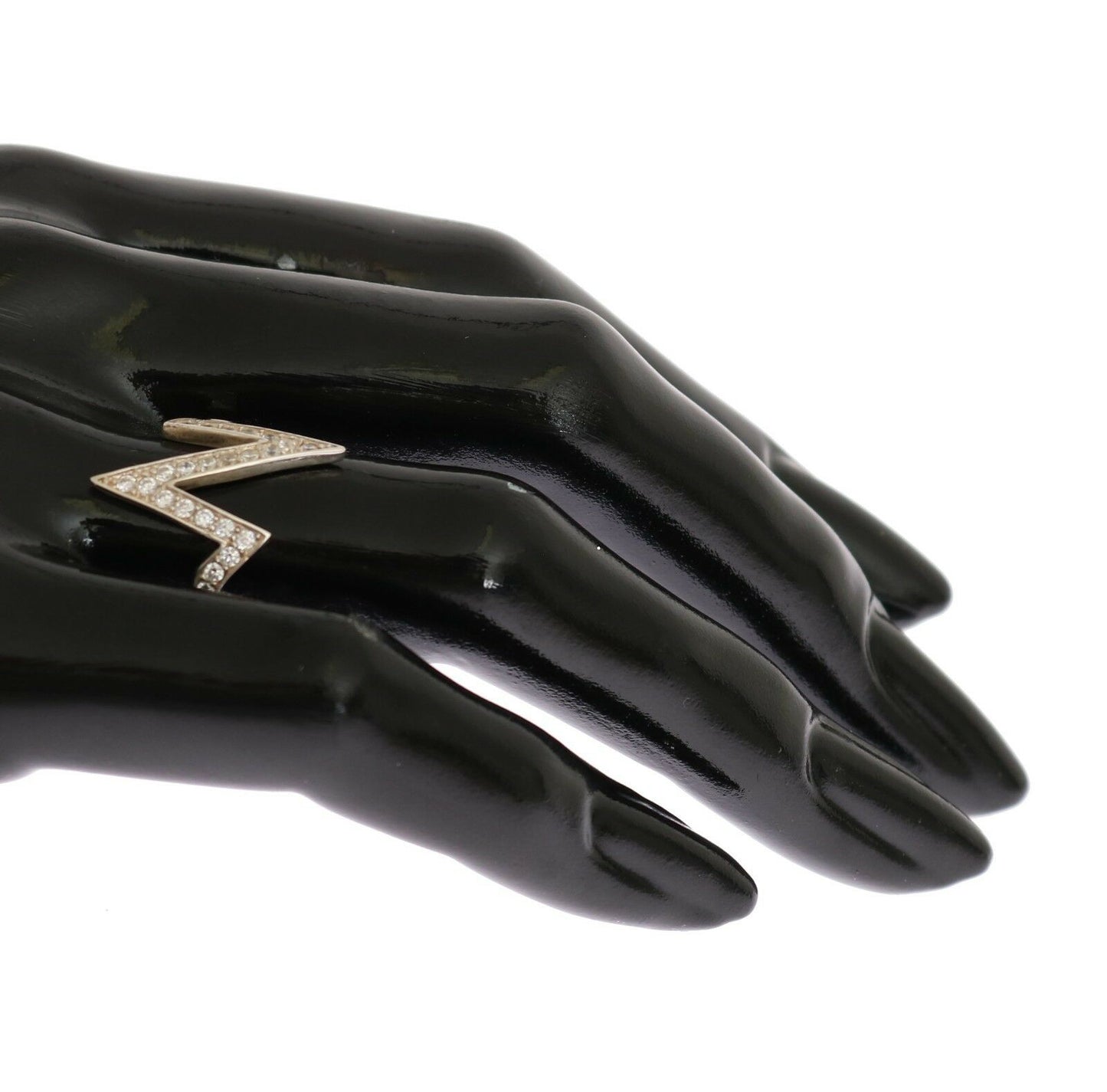 Bague transparente authentique en argent Nialaya pour femme