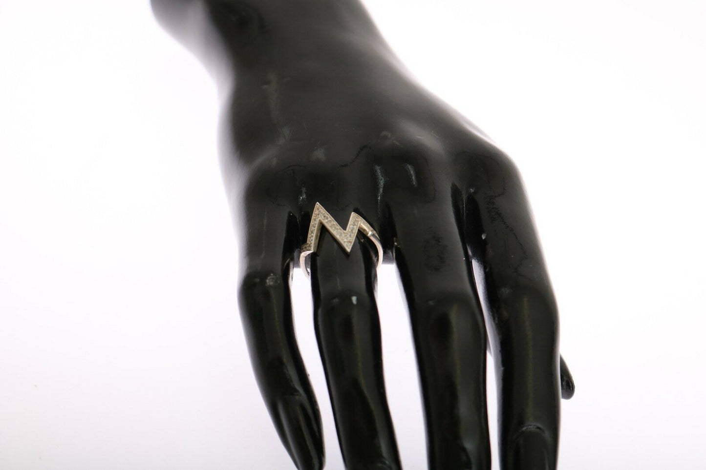 Bague transparente authentique en argent Nialaya pour femme