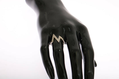 Bague transparente authentique en argent Nialaya pour femme