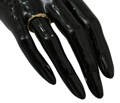 Nialaya Gold Feather Clear CZ 925 Zilver Dames