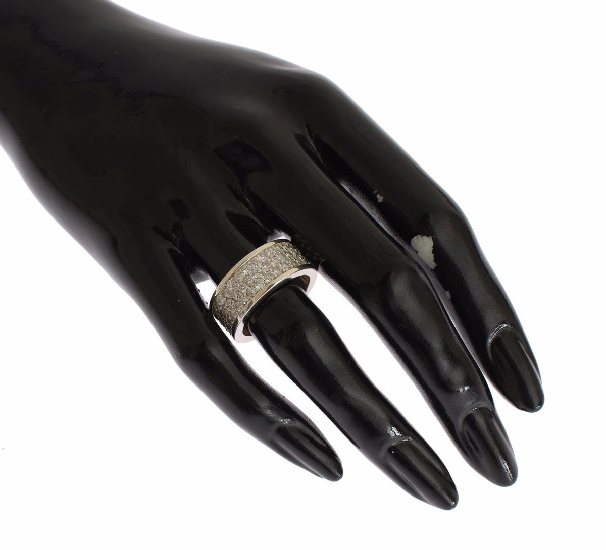 Bague Nialaya en argent sterling 925 et zircone cubique pour femme