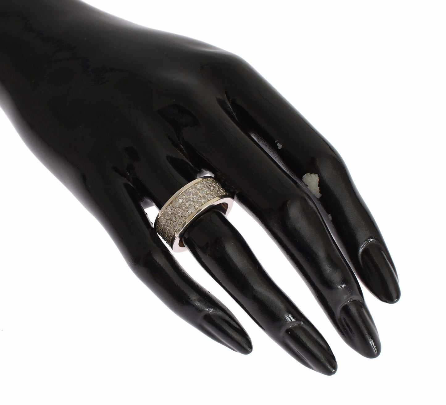 Bague Nialaya en argent sterling 925 et zircone cubique pour femme