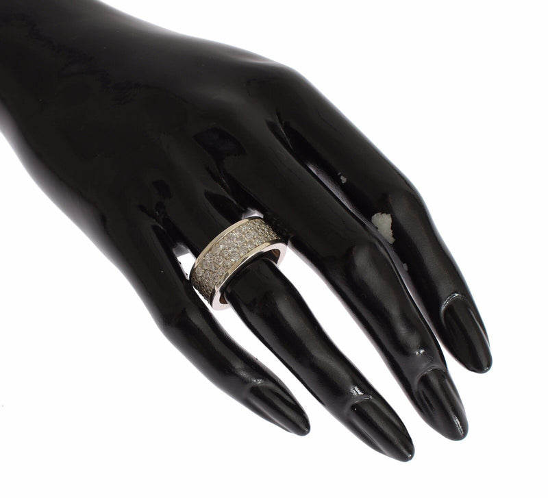 Bague Nialaya en argent sterling 925 et zircone cubique pour femme