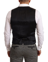 Dolce & Gabbana Black White Check 3 Piece Set MARTINI Suit