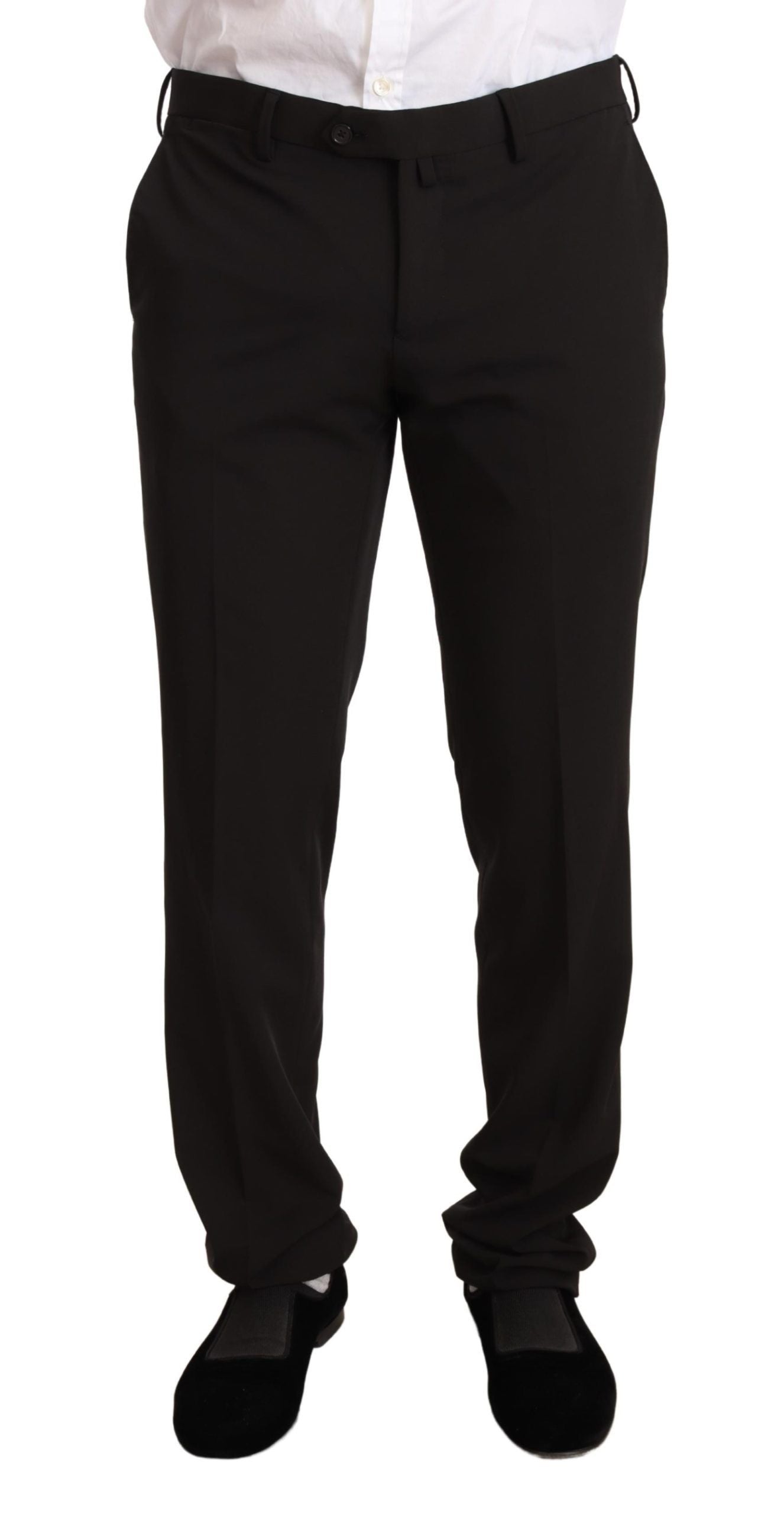 Ensemble 2 pièces TAGLIENTE, Domenico Tagliente, noir, polyester, coupe slim.