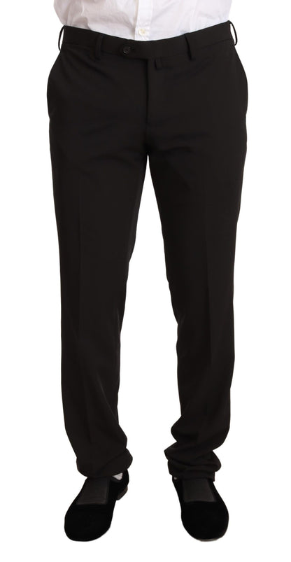 Ensemble 2 pièces TAGLIENTE, Domenico Tagliente, noir, polyester, coupe slim.