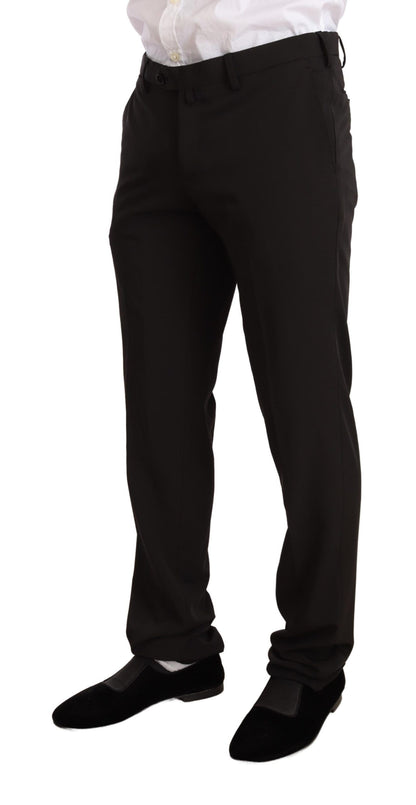 Ensemble 2 pièces TAGLIENTE, Domenico Tagliente, noir, polyester, coupe slim.