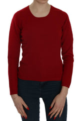 Pull en cachemire rouge à col rond de MILA SCHÖN