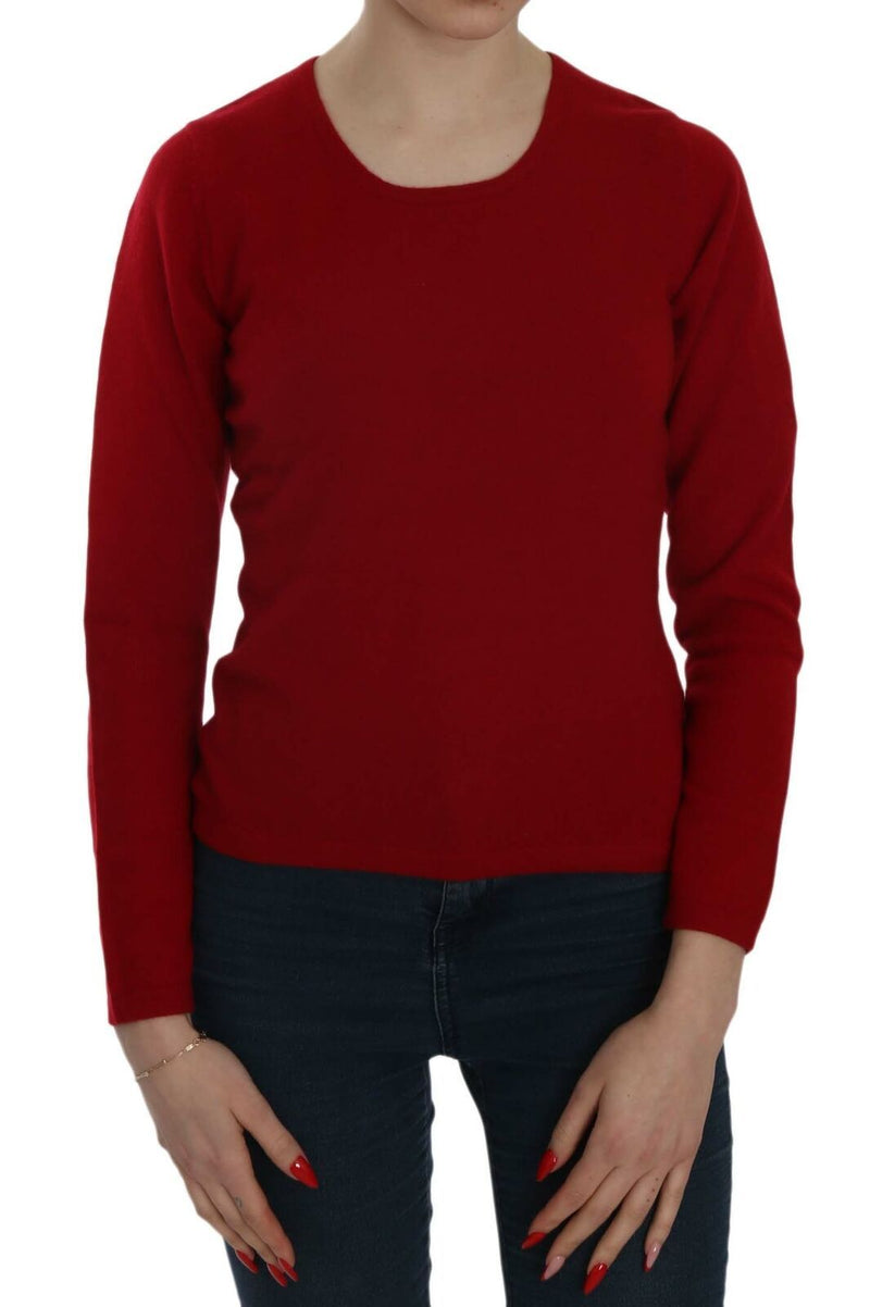 Pull en cachemire rouge à col rond de MILA SCHÖN