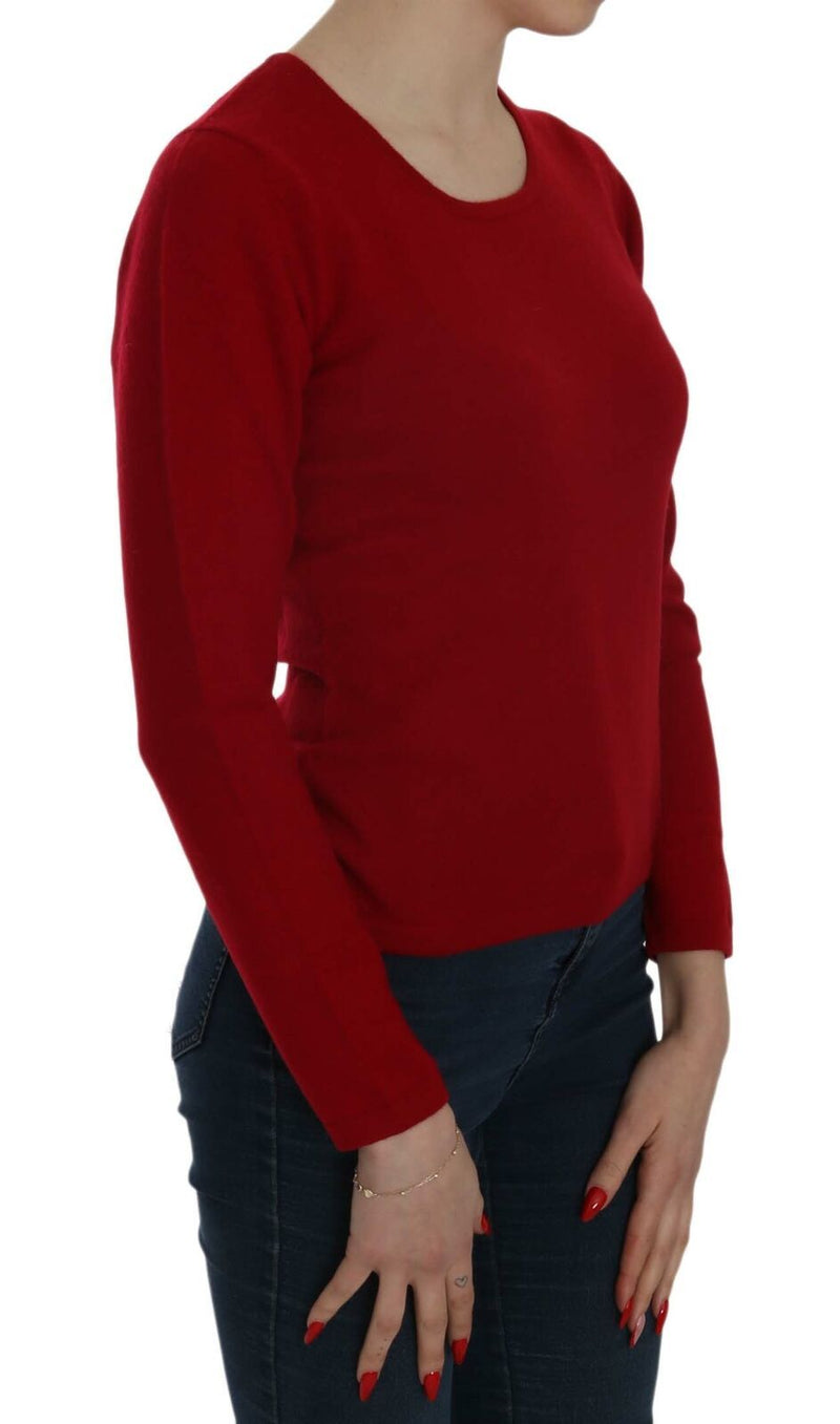 Pull en cachemire rouge à col rond de MILA SCHÖN