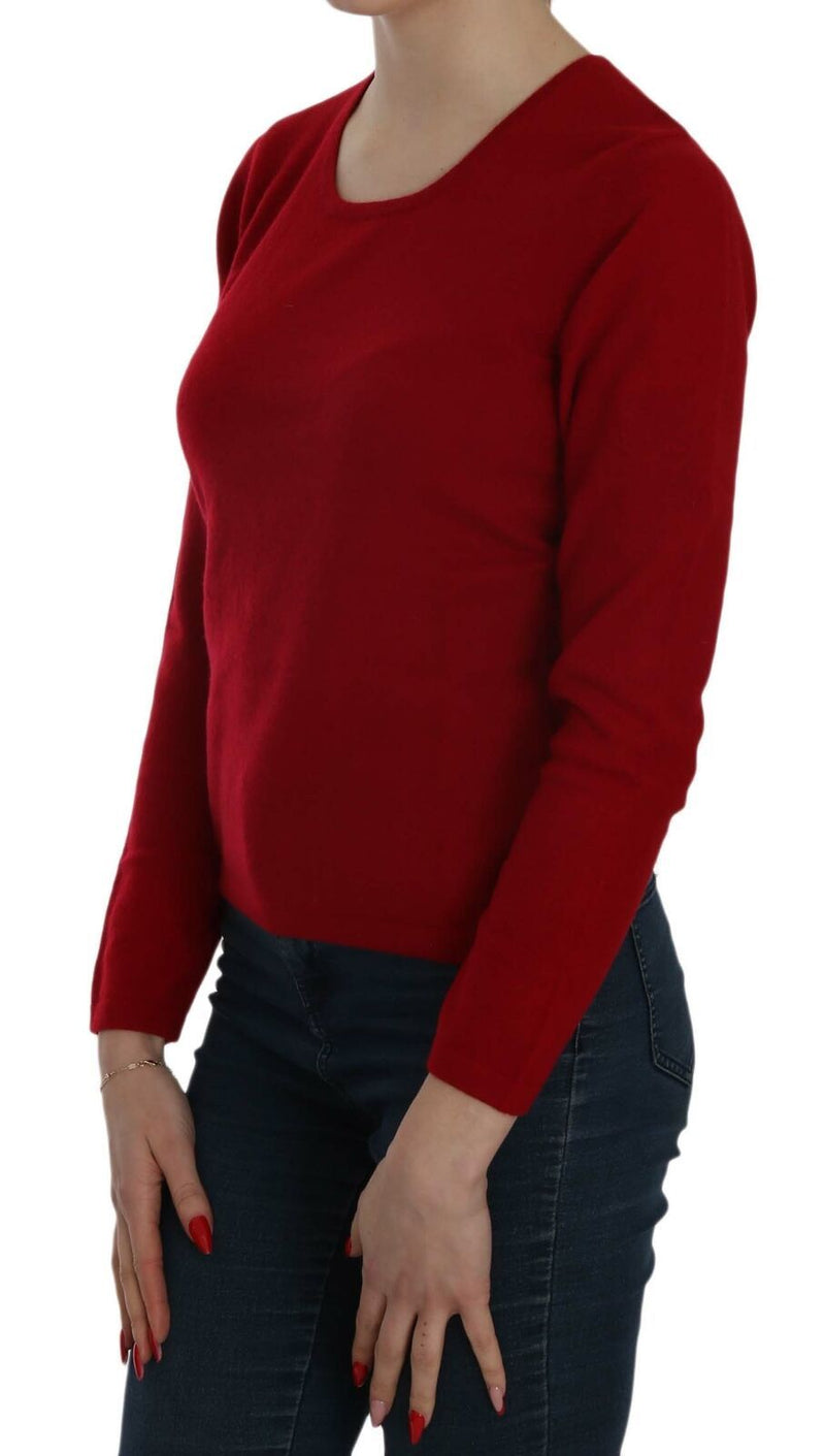 Pull en cachemire rouge à col rond de MILA SCHÖN