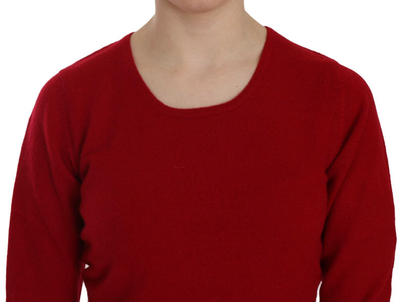 Pull en cachemire rouge à col rond de MILA SCHÖN