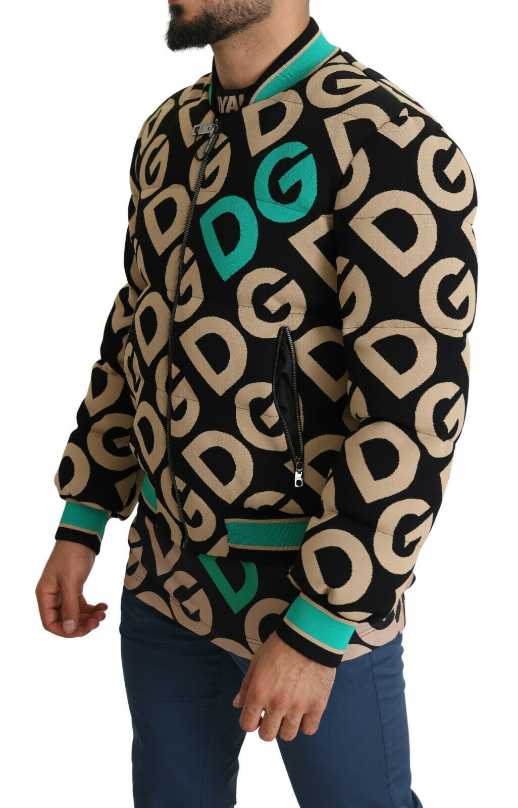Veste à imprimé multicolore avec logo DGMILLENNIALS de Dolce & Gabbana
