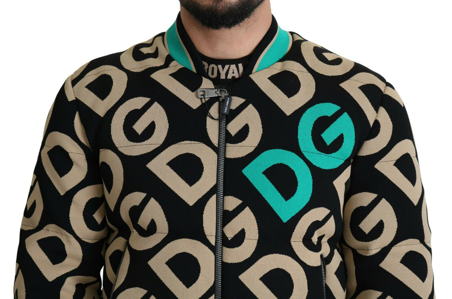 Veste à imprimé multicolore avec logo DGMILLENNIALS de Dolce & Gabbana